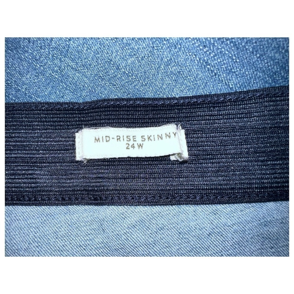 Wonderly - Women's Mid Rise - Skinny Stretch Jeans - Size 24W - Picture 6 of 8